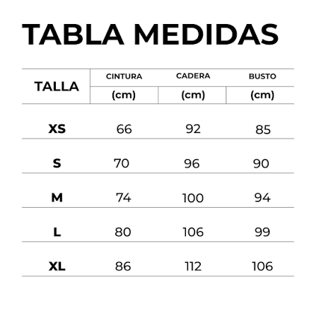 Guía de tallas — Short Deck